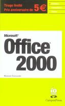 Couverture du livre « Office 2000 » de Manon Cassade aux éditions Campuspress
