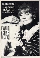 Couverture du livre « La mienne s'appelait regine » de Pierre Rey aux éditions Avant-scene Theatre