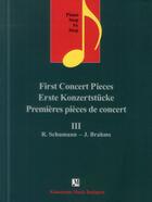 Couverture du livre « First concert pieces ; premières pièces de concert III ; piano step by step » de  aux éditions Place Des Victoires/kmb