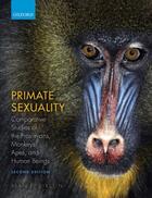 Couverture du livre « Primate Sexuality: Comparative Studies of the Prosimians, Monkeys, Ape » de Dixson Alan F aux éditions Oup Oxford