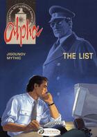 Couverture du livre « Alpha t.3 ; the list » de Mythic et Youri Jigounov aux éditions Cinebook