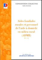 Couverture du livre « Aides familiales rurales et personnel de l'aide a domicile en milieu rural » de  aux éditions Documentation Francaise
