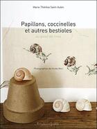 Couverture du livre « Petits animaux du jardin au point de croix » de Saint-Aubin-M.T aux éditions Marabout