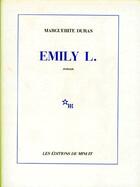 Couverture du livre « Emily L. » de Marguerite Duras aux éditions Minuit