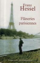 Couverture du livre « Flâneries parisiennes » de Franz Hessel aux éditions Rivages