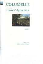 Couverture du livre « Traité d'agronomie (livres VII à XII) » de Columelle aux éditions Paleo