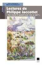 Couverture du livre « LECTURES DE JACOTTET » de Pur aux éditions Pu De Rennes