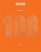 Couverture du livre « Esse n 103 : sportification - septembre 2021 » de  aux éditions Revue Esse