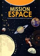Couverture du livre « Mission espace » de Giulia De Amicis aux éditions National Geographic Kids