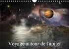 Couverture du livre « Voyage autour de jupiter calendrier mural 2020 din a4 horizontal - paysages 3d de lunes imaginair » de Gaymard Alain aux éditions Calvendo