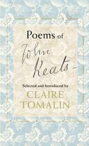 Couverture du livre « Poems Of John Keats » de Keats & Tomalin Sele aux éditions Viking Adult