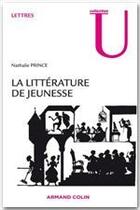 Couverture du livre « La littérature de jeunesse » de Nathalie Prince aux éditions Armand Colin