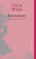 Couverture du livre « Intentions » de Wilde-O aux éditions Stock