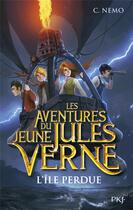 Couverture du livre « Les aventures du jeune Jules Verne Tome 1 : l'île perdue » de Miguel Garcia et Capitaine Nemo et Cuca Canals aux éditions Pocket Jeunesse