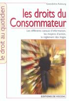 Couverture du livre « Droits du consommateur » de Aubourg aux éditions De Vecchi