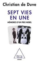 Couverture du livre « Mémoires scientifiques » de Christian De Duve aux éditions Odile Jacob