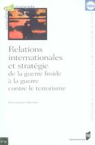 Couverture du livre « RELATIONS INTERNATIONALES ET STRATEGIQUES » de Pur aux éditions Pu De Rennes