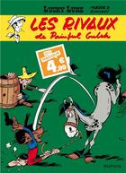 Couverture du livre « Lucky Luke Tome 19 : les rivaux de Painful Gulch » de Rene Goscinny et Morris aux éditions Dupuis