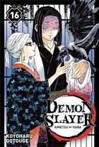 Couverture du livre « Demon slayer Tome 16 » de Koyoharu Gotoge aux éditions Panini