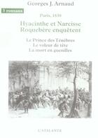 Couverture du livre « Hyacinthe et Narcisse Roquebère enquêtent t.2 » de Georges Arnaud aux éditions L'atalante