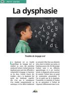 Couverture du livre « La dysphasie » de  aux éditions Aedis