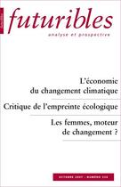 Couverture du livre « L'économie du changement climatique » de Piguet/Blanc/Erkman aux éditions Futuribles