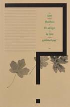 Couverture du livre « Un design de livre systématique ? » de Jost Hochuli aux éditions Editions B42