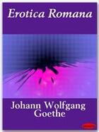 Couverture du livre « Erotica Romana » de Johann Wolfgang Von Goethe aux éditions Ebookslib