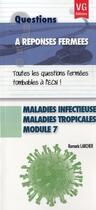 Couverture du livre « Qrf maladies infectieuses » de R.Larcher aux éditions Vernazobres Grego