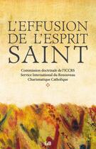 Couverture du livre « L'effusion de l'esprit saint » de  aux éditions Des Beatitudes