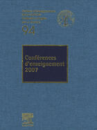 Couverture du livre « Conferences d'enseignement 2007 » de Jacques Duparc aux éditions Elsevier-masson