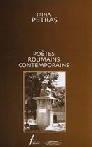 Couverture du livre « Poetes roumains contemporains » de Irina Petra aux éditions Autres Temps