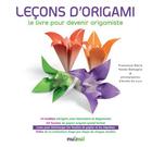 Couverture du livre « Leçons d'origami : le livre pour devenir origamiste » de De Luca Araldo et Vanda Battaglia et Francesco Decio aux éditions Nuinui