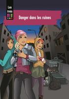 Couverture du livre « Tome - t02 - les trois jeunes detectives !!! - danger dans les ruines » de Von Vogel Maja aux éditions Faralonn