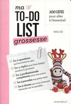 Couverture du livre « To do list grossesse » de M Le Du aux éditions Marabout