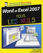 Couverture du livre « Word et Excel 2007 pour les nuls » de Ellen Finkelstein aux éditions First