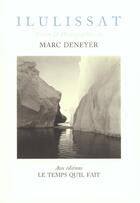 Couverture du livre « Ilulissat » de Marc Deneyer aux éditions Le Temps Qu'il Fait