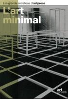 Couverture du livre « L'art minimal » de  aux éditions Art Press