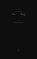 Couverture du livre « Tombeau d'Yves Bonnefoy » de Constant Candelara aux éditions Lierre Embrassant La Muraille