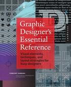 Couverture du livre « Graphic designer's studio companion » de Samara Thimothy aux éditions Rockport