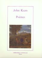 Couverture du livre « Poemes (broche) » de John Keats aux éditions Actes Sud