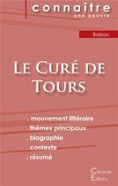 Couverture du livre « Fiche de lecture le curé de Tours de Balzac (analyse littéraire de référence et résumé complet) » de Honoré De Balzac aux éditions Editions Du Cenacle