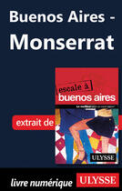 Couverture du livre « Buenos Aires ; Monserrat » de  aux éditions Ulysse