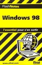 Couverture du livre « Windows 98 » de Idg aux éditions First Interactive