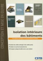 Couverture du livre « Isolation intérieure des bâtiments » de  aux éditions Cstb