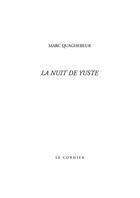 Couverture du livre « La nuit de yuste » de Marc Quaghebeur aux éditions Cormier