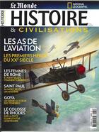 Couverture du livre « Histoire & civilisations n 39 les as de l'aviation - mai 2018 » de  aux éditions Malesherbes