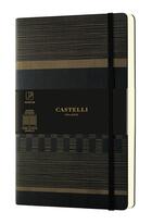 Couverture du livre « Carnet tatami grand format quadrille dark espresso » de Castelli aux éditions Castelli Milano