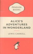 Couverture du livre « Alice's adventures in Wonderland » de Lewis Carroll aux éditions Adult Pbs