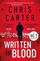 Couverture du livre « WRITTEN IN BLOOD » de Chris Carter aux éditions Simon & Schuster